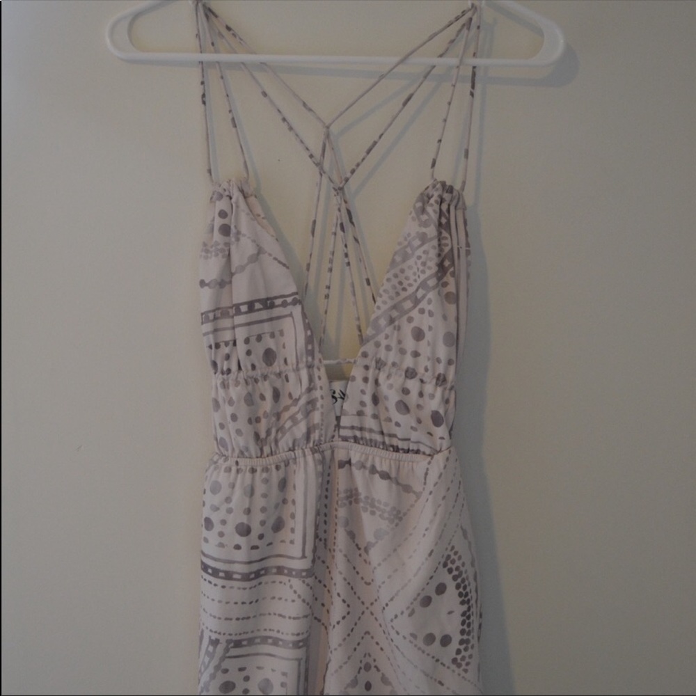 Printed Sabo Skirt Romper